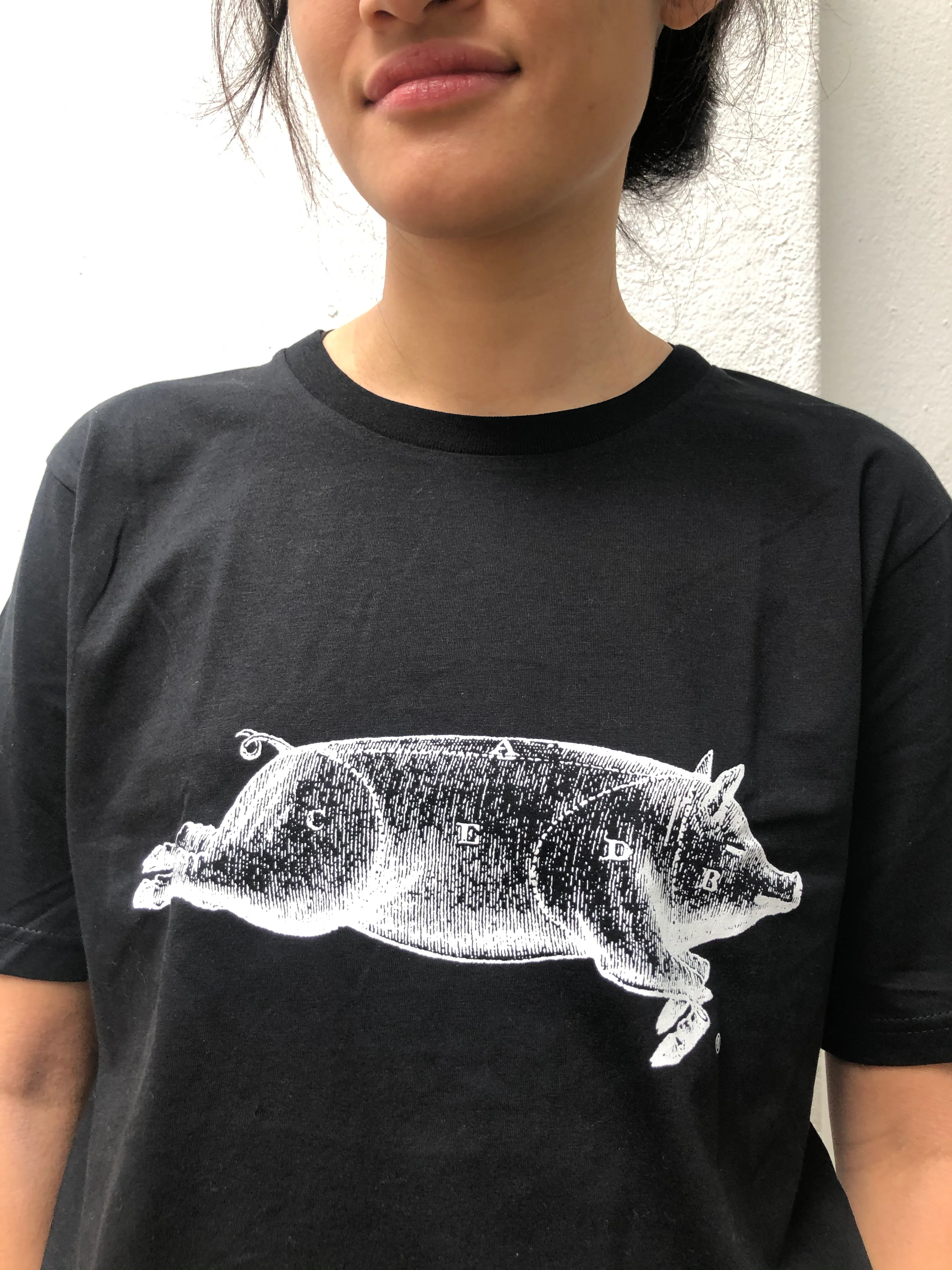 A BLACK PIG T-SHIRT - Image 5